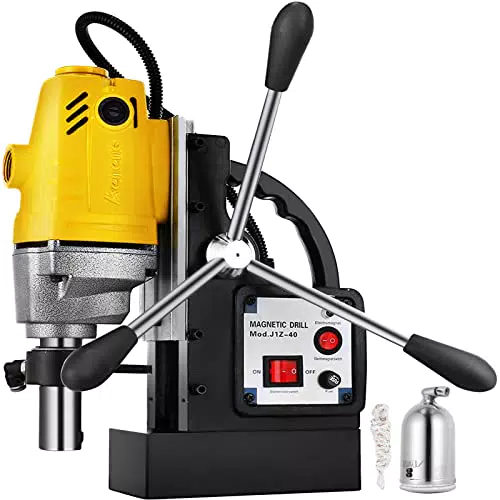 VEVOR Trapano Elettrico Magnetico MD40 ad Alta Potenza per Acciaio e Costruzioni Navali