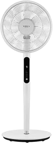 Ventilatore a Piantana Silenzioso con Telecomando e 9 Velocità - Marca VIOLA