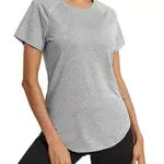 Wayleb Maglietta Sportiva Donna Maniche Corte per Allenamento Estive - Ideale per Fitness e Yoga