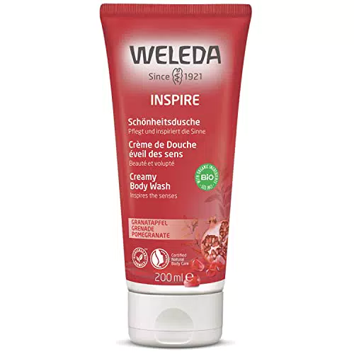 Weleda Doccia Cremosa Melograno - Bagnoschiuma Sensuale all'Arancia e Vaniglia