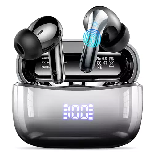 Cuffie Bluetooth Stereo HiFi con Cancellazione Rumore e 50 Ore di Riproduzione