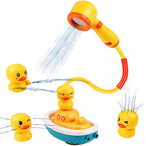 WolinTek Giocattolo Baby Shower: Anatra Soffione Doccia per Bambini