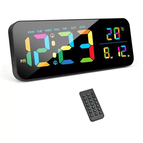 Xakay Orologio Digitale a LED con Grande Display e Funzioni Avanzate