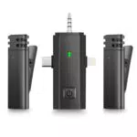 Microfono Lavalier Wireless Professionale XSpecial 3 in 1: Cancellazione Rumore, Plug & Play per Smartphone, PC, Camera.