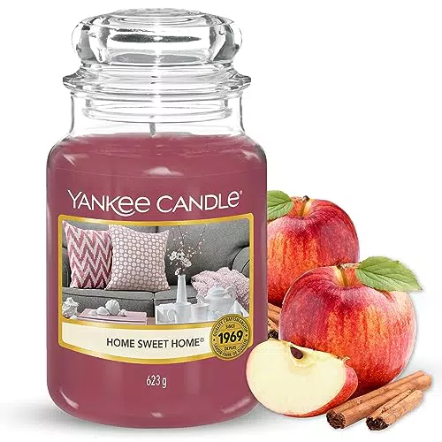 Yankee Candle Candela profumata in giara grande - Home Sweet Home