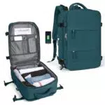 Zaino da Viaggio Grande da Donna per Escursionismo Sportivo Impermeabile con Scomparto per Laptop da 14 Pollici