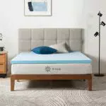Zinus Coprimaterasso in Memory Foam con Gel Rinfrescante - 120x190 cm - Altezza 5 cm