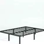 Letto Zinus Yelena con Contenitore e Struttura in Metallo - Nero