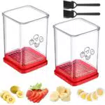 Affettatrice Veloce per Frutta e Verdura con Piastra a Spinta - Ideale per Insalate e Verdure