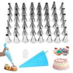 Set Sac a Poche Professionali in Acciaio Inox per Cupcakes e Torte
