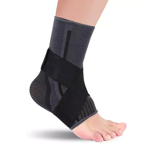 Cavigliera Sportiva Ortopedica Regolabile - Tutore Caviglia Elastico e Confortevole