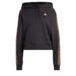 Adidas Essentials 3-Stripes Animal Print Hoodie Donna.