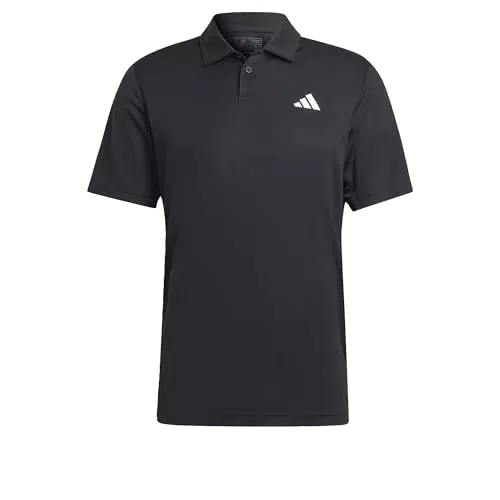 Adidas Polo da Uomo Club Polo, Manica Corta, Nero