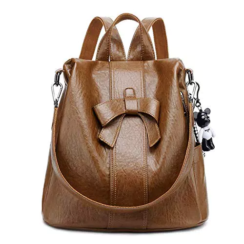 Borsa a Zaino Donna Elegante Firmata Ainuoe PU Pelle Antifurto