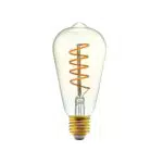 Amazon Basics Lampadina LED E27 Vintage ST64 4W - Confezione da 6