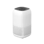 Amazon Basics - Purificatore d'aria con filtri True HEPA e carboni attivi, copre 12 m2, CADR 100 m3/h.