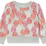 Felpa girocollo in pile Disney Marvel Star Wars Princess per Bambine e Ragazze, Spiderman