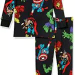 Amazon Essentials Marvel Pigiama in cotone Marvel Avengers - Bambini e ragazzi