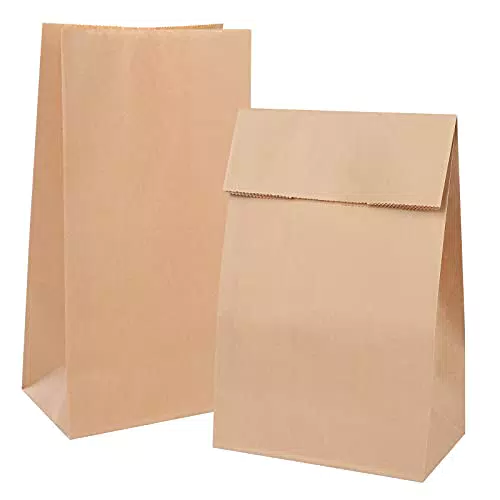 Sacchetti di Carta Kraft per Alimenti - Ideali per Compleanni