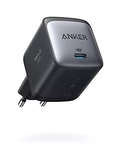 Anker Nano II - Caricatore USB-C 65W per MacBook Pro, Galaxy, iPhone, iPad, Pixel