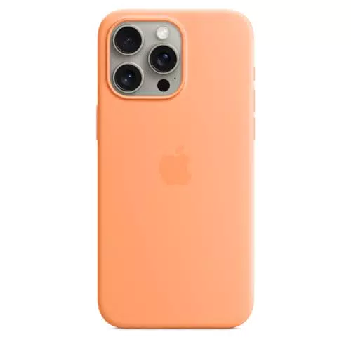 Custodia MagSafe Apple in silicone per iPhone 15 Pro Max