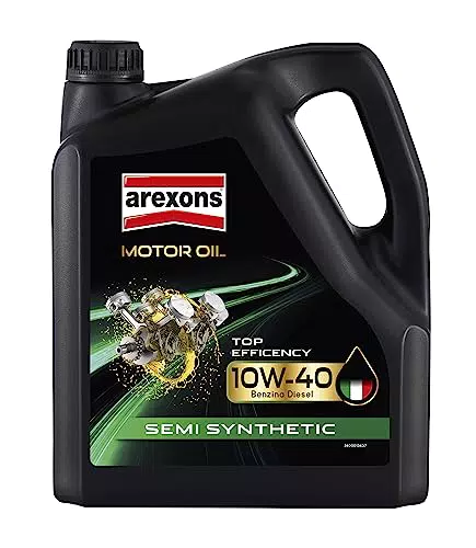 Arexons Olio Motore 10W-40 Semisintetico per Benzina e Diesel - Protezione Elevata