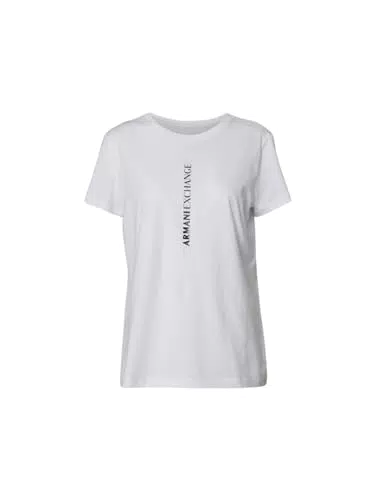 Armani Exchange Girl's Route 66 Front Logo T-Shirt