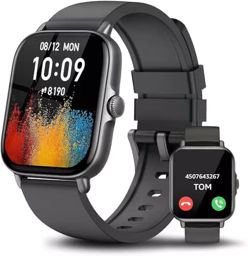 Smartwatch ASWEE con Risposta Chiamate e Fitness Tracker Impermeabile IP68