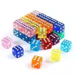 Set di Dadi Multicolore a 6 Facce per Giochi da Tavolo - Marca XYZ