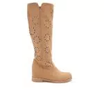 BATA Stivali Alti Donna con Gambale Traforato - Eleganti e Comodi