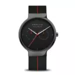 BERING Orologio da Polso Analogico al Quarzo con Cinturino in Silicone