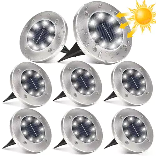 Lampade Solari da Giardino Esterno BIAOQINBO LED per Vialetto e Paesaggio