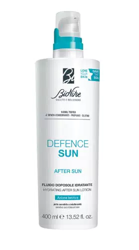 Bionike Defence Sun Fluido Doposole Corpo Idratante per Pelli Sensibili - Azione Riparatrice e Antiossidante