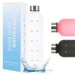 Borraccia Riutilizzabile Sportiva Motivazionale da 1 L - Senza BPA, Impermeabile - Ideale per Sport, Campeggio e Bicicletta