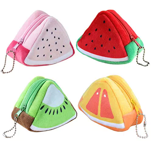 Portamonete Peluche Frutta 3D per Bambini - Marca XYZ