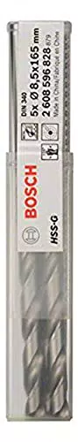 Bosch Professional 5x HSS-G Punta per Metallo