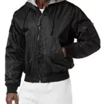 Brandit MA1 Sweat Hooded Jacket Uomo - Nero