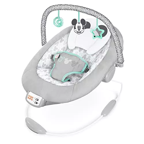 Bright Starts Disney Baby Mickey Mouse Sdraietta con Vibrazioni e Musica
