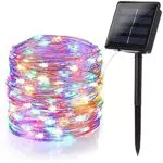 Luci Natalizie Solari BrizLabs 240 LED Esterno, 8 Modi Impermeabile - Giardino Festa Matrimonio Albero Natale
