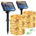 Btfarm Catena Luminosa Solare 150 LED per Esterno - 8 Modalità Impermeabili