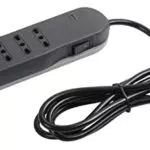 BTICINO Ciabatta Multipresa Elettrica Slim 6 Posti con Prese USB - Nero