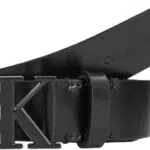 Cintura Donna Calvin Klein Jeans in Pelle Nera