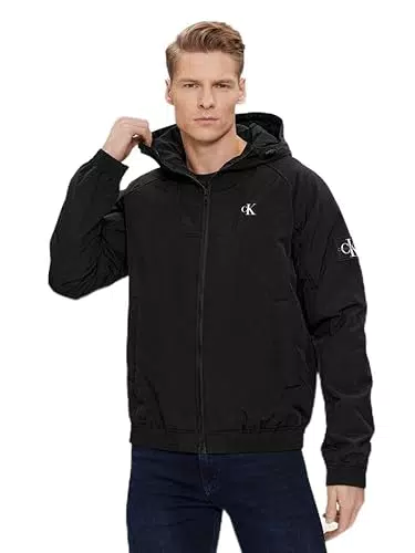 Calvin Klein Jeans Giacca Imbottita con Cappuccio Harrington - Modello J30J324698