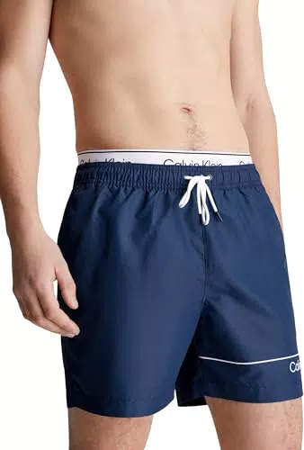 Calvin Klein Pantaloncino da Bagno Uomo Medium Double