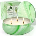 Candele Citronella con Olio Naturale di Citronella e Lemongrass