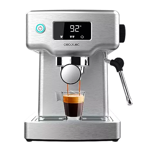 Cecotec Macchina da Caffè Espresso Power Espresso 20 Barista Compact con Thermoblock e Vaporizzatore