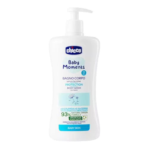 Chicco Baby Moments Bagnoschiuma con Calendula e Formula Naturale