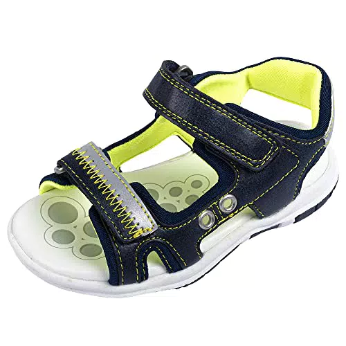 Chicco Sandali con Doppio Velcro per Bambini e Ragazzi, Blu - Confortevoli e Leggeri