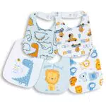 Chicco Set Bavaglie in Morbido Cotone Unisex 0-24