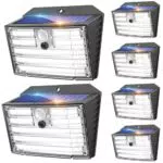 Claoner Luce Solare LED Esterno con Sensore di Movimento IP65 Impermeabile